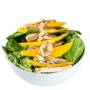 Mango Chicken Spinach Salad